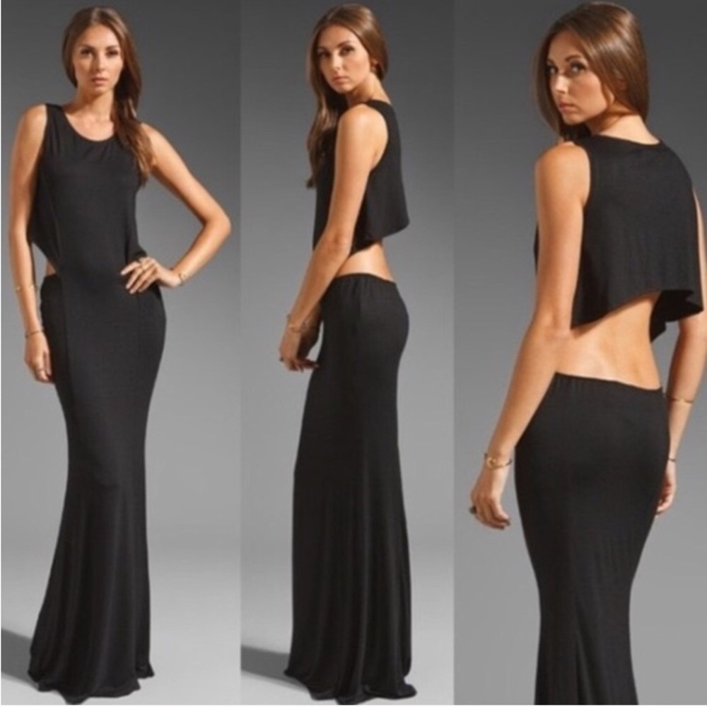 Boulee Cruz Open Back Maxi Dress
